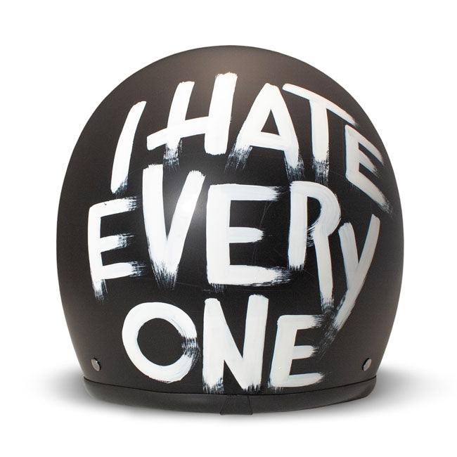 Dmd Retro Helmet I Hate Everyone Open Face Helmet Dmd