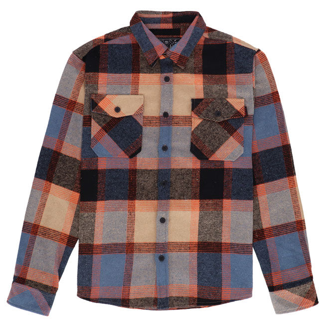 13 1/2 Steel flannel oxblood Shirt 13 And A Half Company