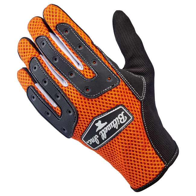 Biltwell Anza gloves orange/black GLOVES Biltwell