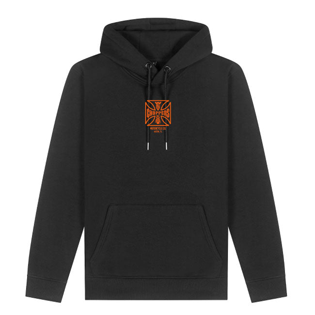WCC ATX Cross hoodie black/orange Hoodie & Sweatshirt West Coast Choppers