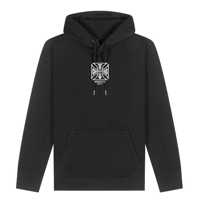 WCC ATX Cross hoodie black/white Hoodie & Sweatshirt West Coast Choppers