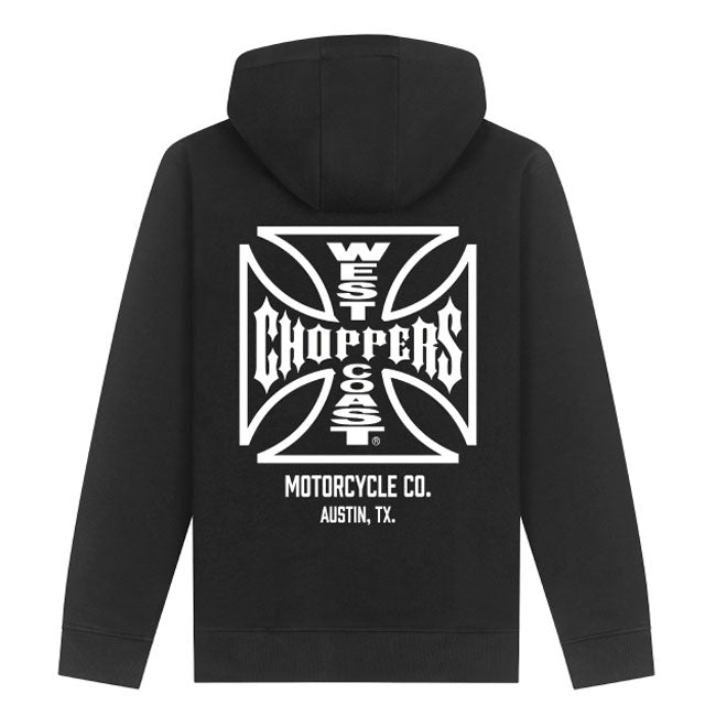 WCC ATX Cross hoodie black/white Hoodie & Sweatshirt West Coast Choppers