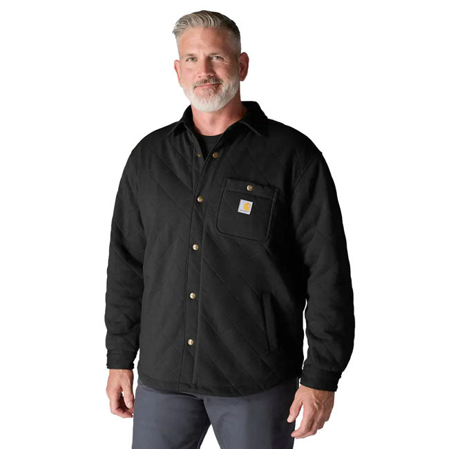 Carhartt Quilted Snap Front shirt black Shirt Carhartt