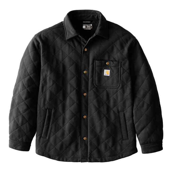Carhartt Quilted Snap Front shirt black Shirt Carhartt