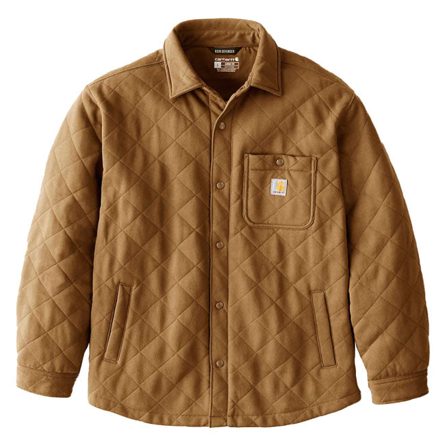 Carhartt Quilted Snap Front shirt carhartt® brown Shirt Carhartt