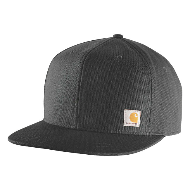 Carhartt Firm Duck Flat Brim cap black CAPS Carhartt