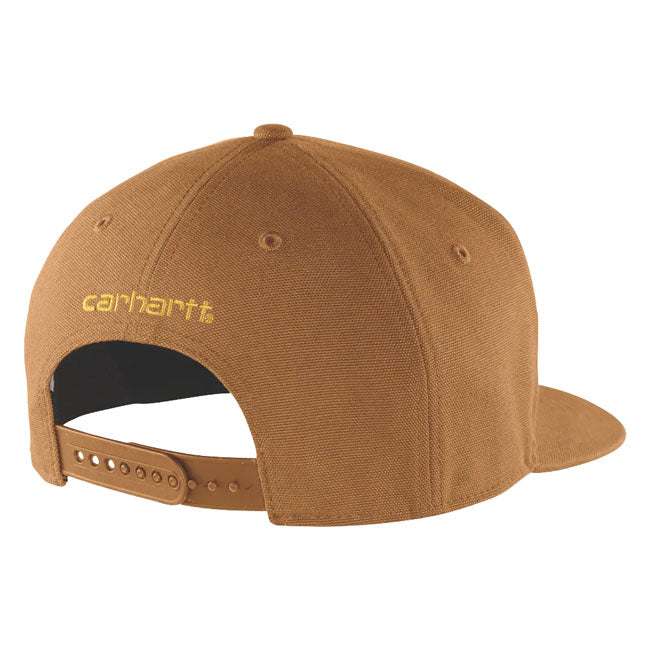 Carhartt Firm Duck Flat Brim cap carhartt® brown CAPS Carhartt