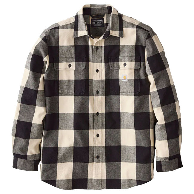 Carhartt Plaid flannel shirt oat milk Shirt Carhartt