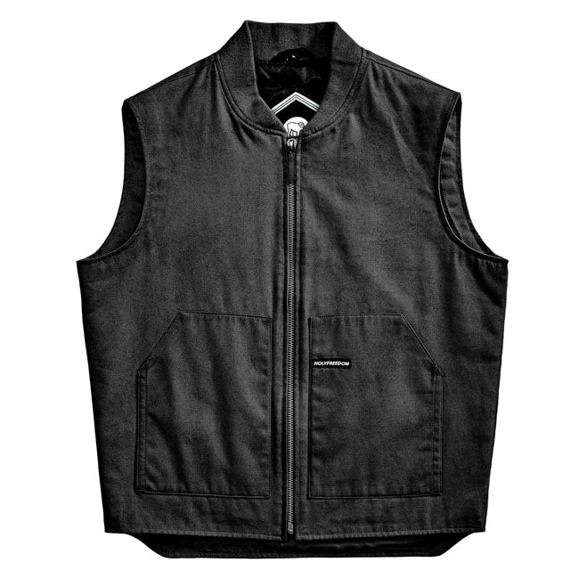 Holy Freedom Worker Vest Black Vest Black Vests Holy Freedom