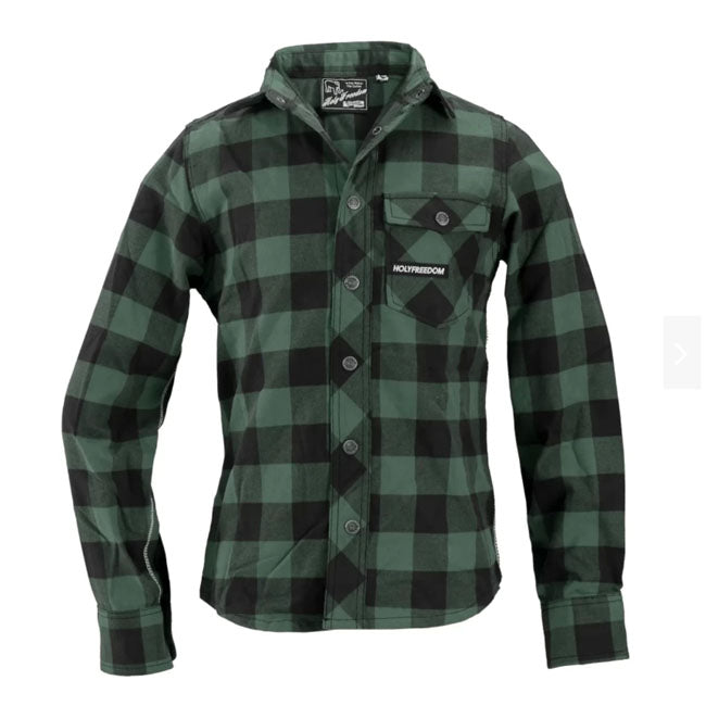 Holy Freedom Jessie James Flannel Shirt Green Shirt Holy Freedom