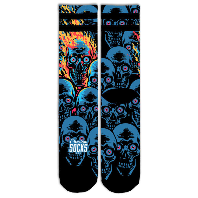 American Socks Knucklehead Mid High socks blue Socks American Socks