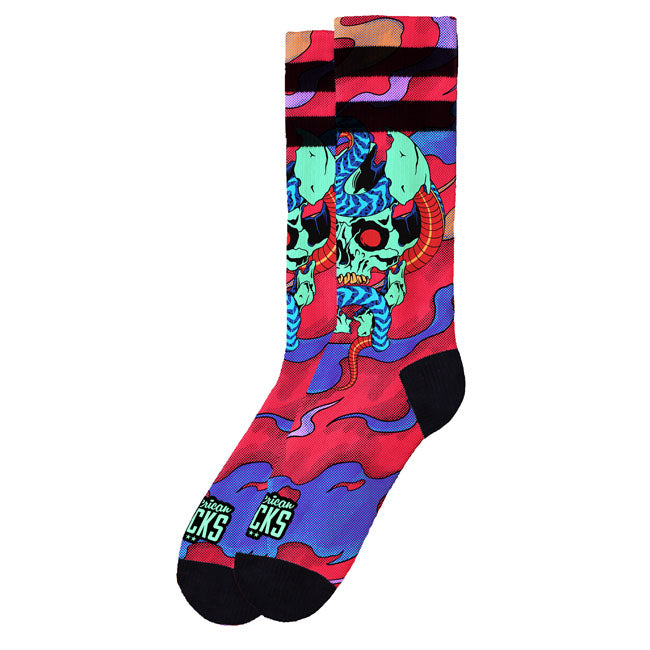 American Socks Dead and Alive Signature socks pink Socks American Socks