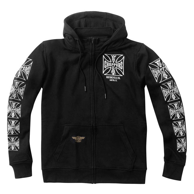 WCC Dominator zip hoodie black Hoodie & Sweatshirt West Coast Choppers