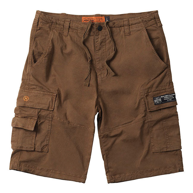 WCC CFL Cargo shorts khaki brown SHORTS West Coast Choppers