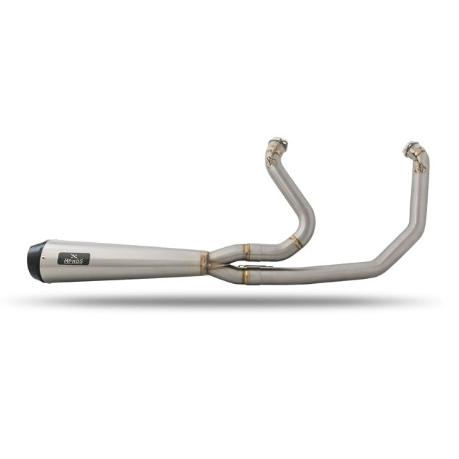Malparidos 2-1 Exhaust System, Titanium - 18+ Softail Full Exhaust System Malparidos