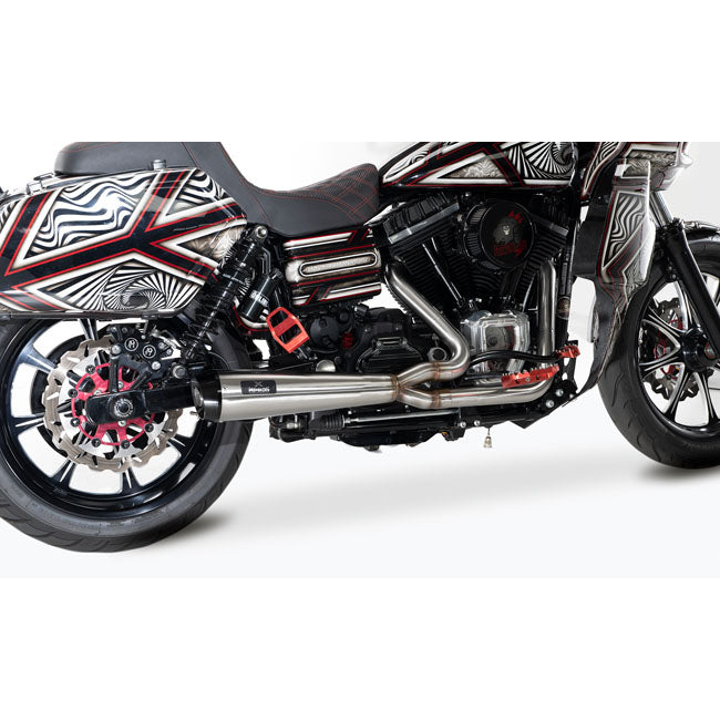 Malparidos 2-1 Exhaust System, Satin Race - 06-17 Dyna Full Exhaust System Malparidos