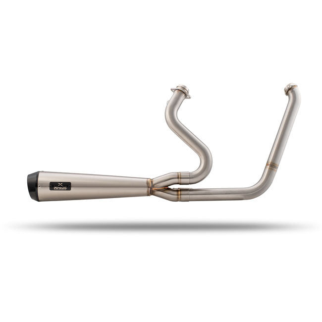 Malparidos 2-1 Racing Exhaust System, Satin Race - 06-17 Dyna Full Exhaust System Malparidos