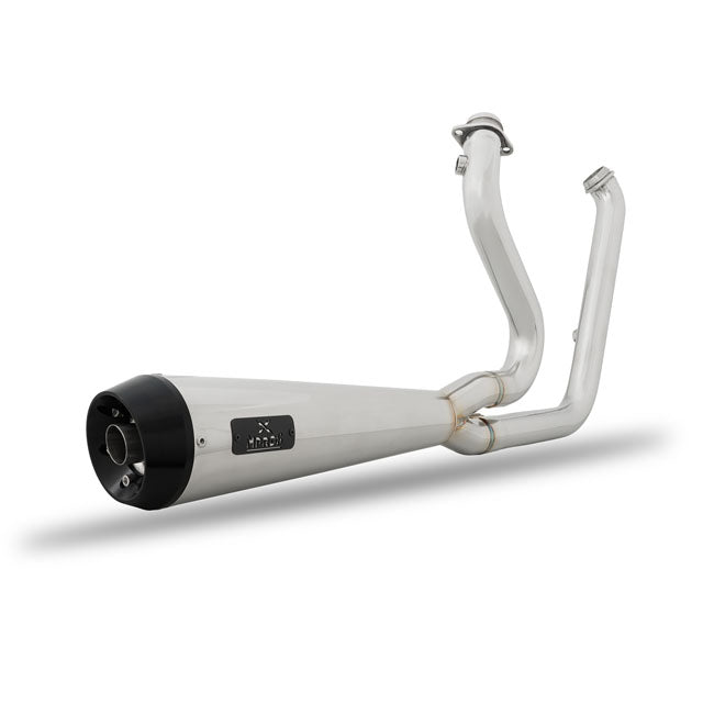 Malparidos 2-1 Exhaust System, Polished - 99-05 Dyna Full Exhaust System Malparidos