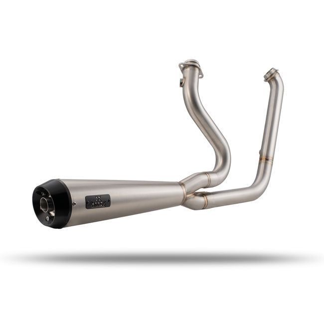 Malparidos 2-1 Racing Exhaust System, Satin Race - 91-98 Dyna Full Exhaust System Malparidos