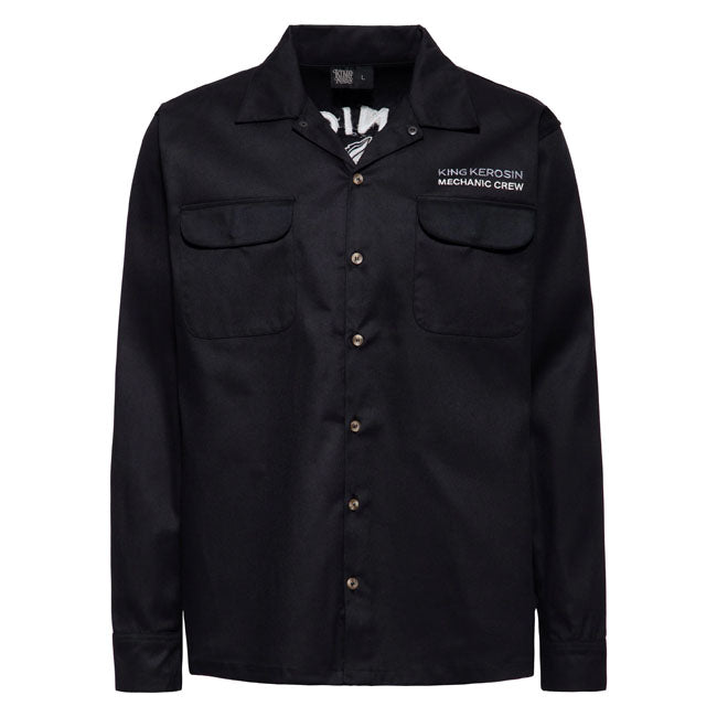 King Kerosin Mechanic Crew shirt black Shirt King Kerosin