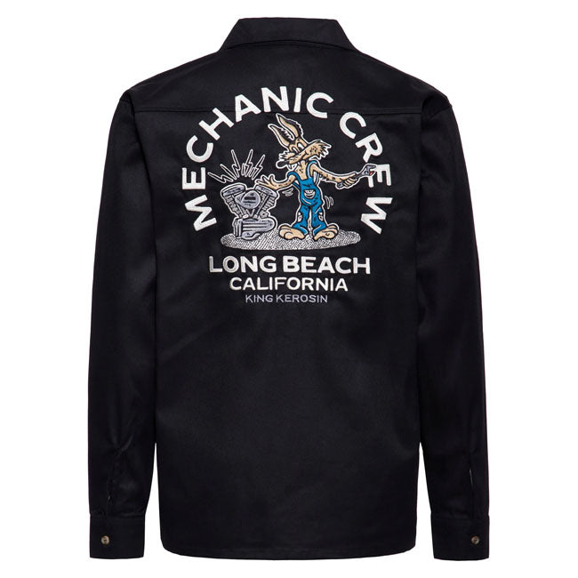 King Kerosin Mechanic Crew shirt black Shirt King Kerosin