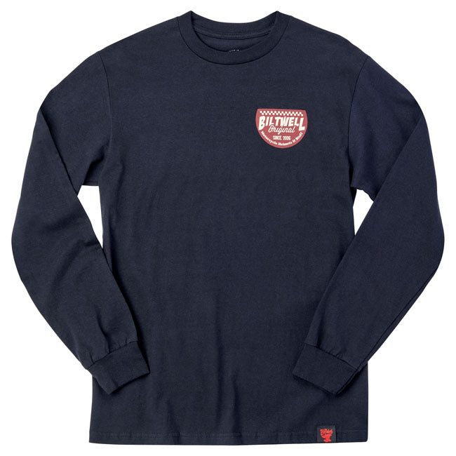 Biltwell Left turn long sleeve t-shirt black Long Sleeve T-Shirt Biltwell