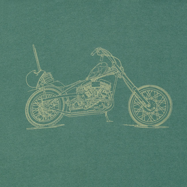 Biltwell Pan hoodie green Hoodie & Sweatshirt Biltwell