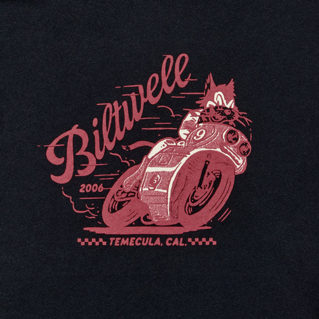 Biltwell Fast Cat hoodie black Hoodie & Sweatshirt Biltwell