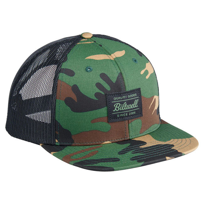 Biltwell Woodland trucker cap camo CAPS Biltwell