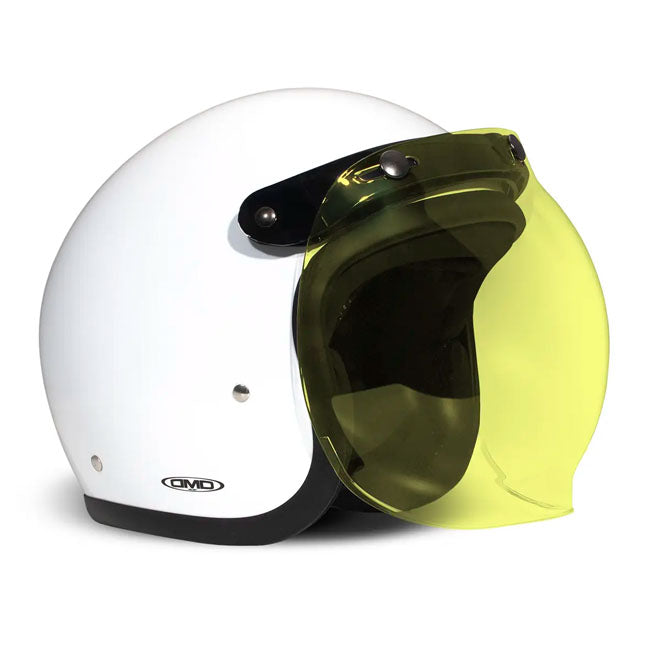 DMD Flip-up bubble visor yellow HELMETS Dmd