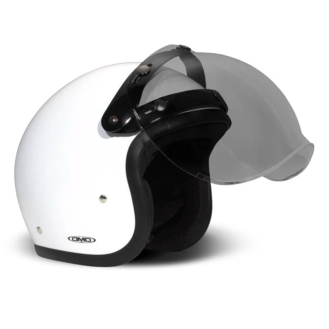 DMD Flip-up bubble visor light smoke HELMETS Dmd