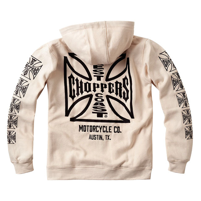WCC Dominator zip hoodie cream Hoodie & Sweatshirt West Coast Choppers