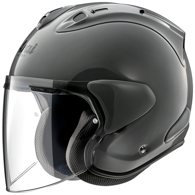 Arai SZ-R EVO Helmet, Modern Grey Open Face Helmet Arai XS