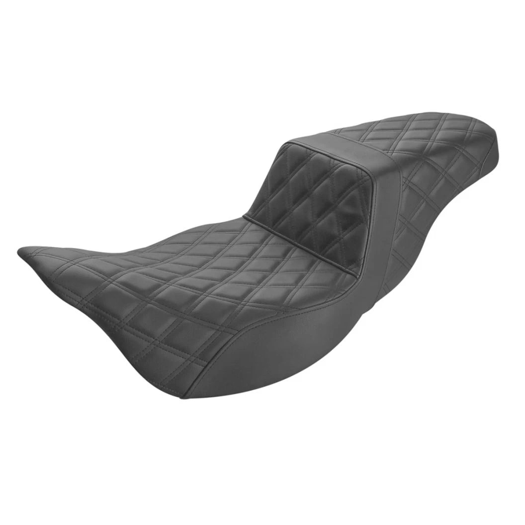 Step Up Seat - Touring Seat Saddlemen Black Full LS 08-23 Touring FLHR/FLHT/FLHX/FLTR