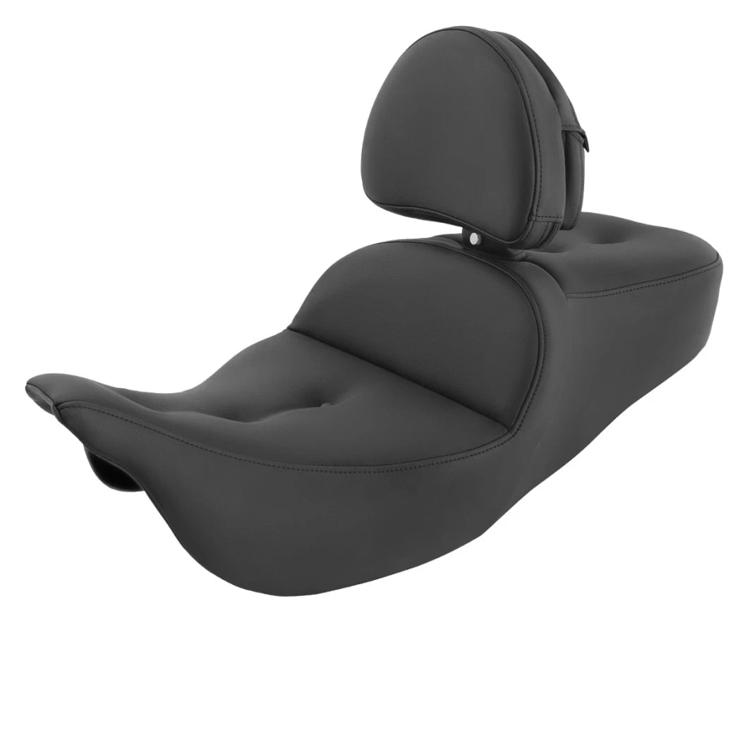 Road Sofa Pillow Top Seats - Touring Seat Saddlemen With Driver's Backrest 08-23 Touring FLHR/FLHT/FLHX/FLTR