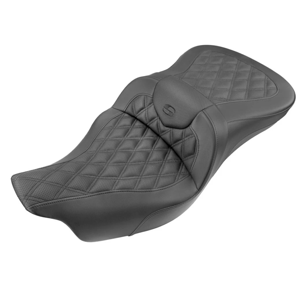 Road Sofa Seats - Touring Seat Saddlemen Without Driver's Backrest Full LS 08-23 Touring FLHR/FLHT/FLHX/FLTR