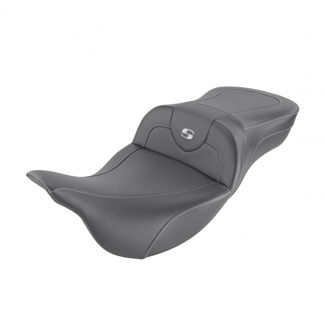 Extented Reach Road Sofa Seats - 08-23 Touring Seat Saddlemen Without Driver's Backrest Plain