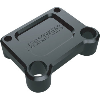 T-Bar Adapter - 99+ Street Glide Risers Accessories Slyfox Performance Black