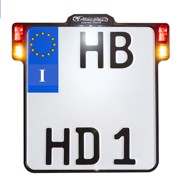 License Plate Holder 3-in-1 - ECE License Plate Heinz Bikes Italy