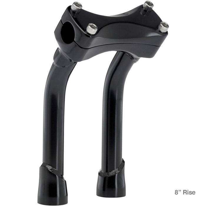 Murdock Pullback Risers Risers Biltwell Inc. Black 8"