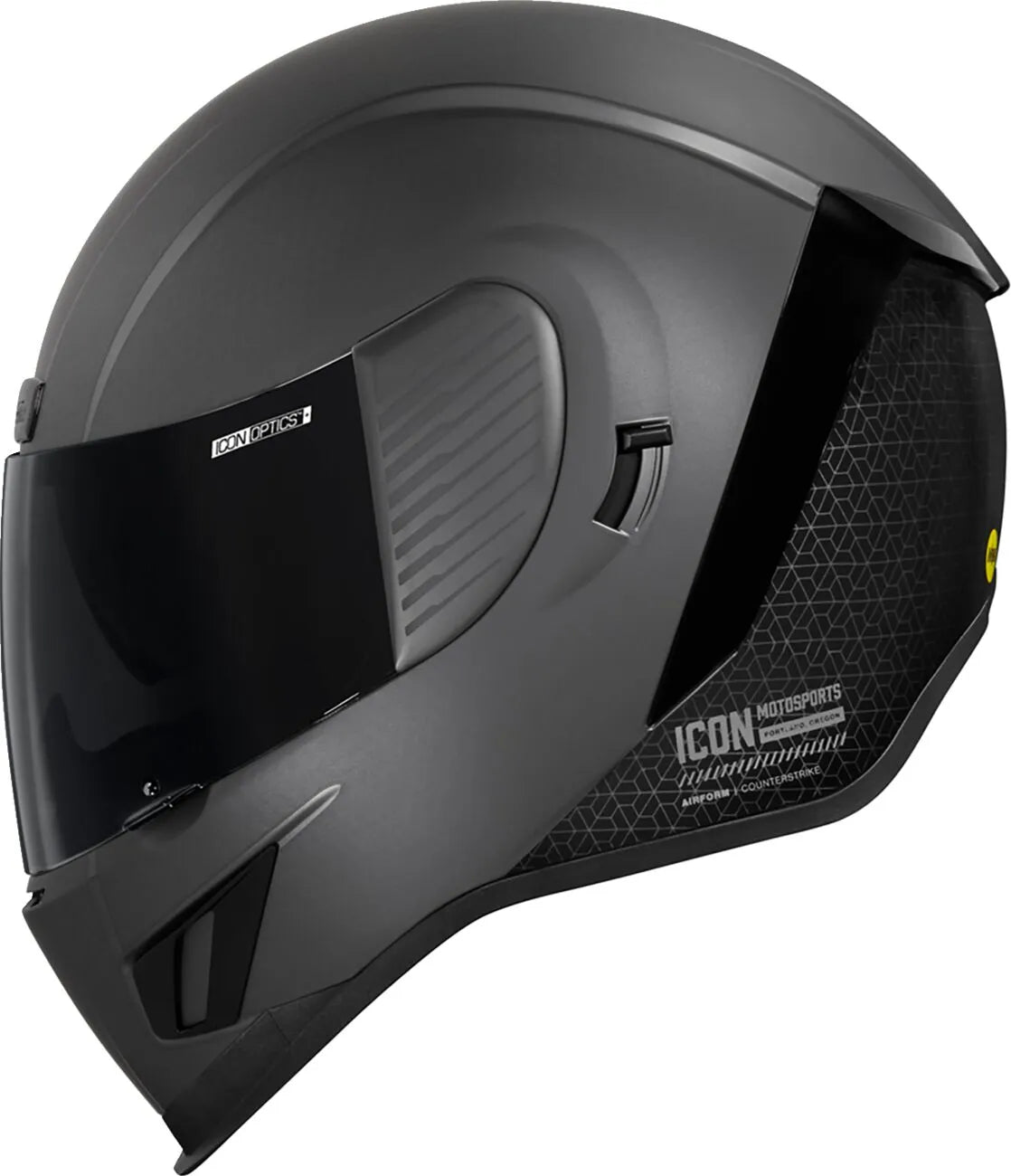 Airform Counterstrike, Silver Full Face Helmet Icon