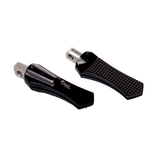 Vity''S Design Diamond Rider Foot Pegs, Black Vity's Design Default Title