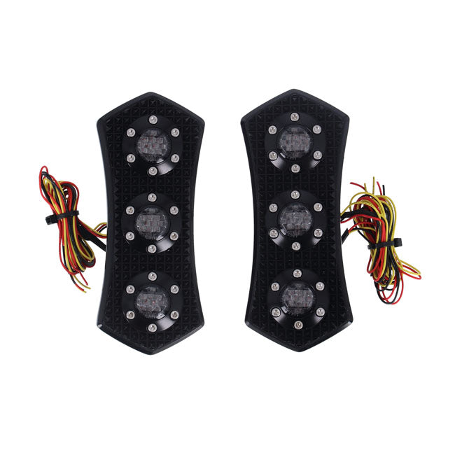 Vity''S Design, Diamond Led 3 1 Taillight Set. Black Vity's Design Default Title