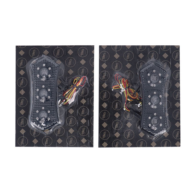 Vity''S Design, Diamond Led 3 1 Taillight Set. Black Vity's Design