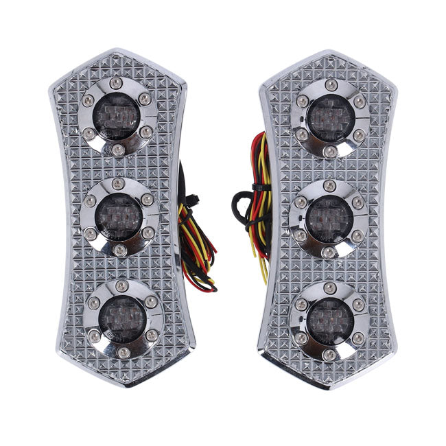 Vity''S Design, Diamond Led 3 1 Taillight Set. Chrome Vity's Design Default Title