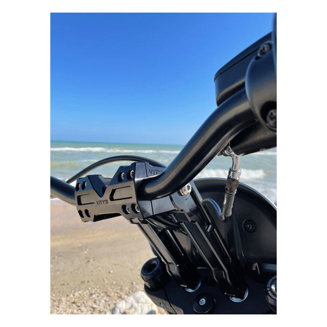 Adjustable Riser Risers Vity's Design Black 10" 1"