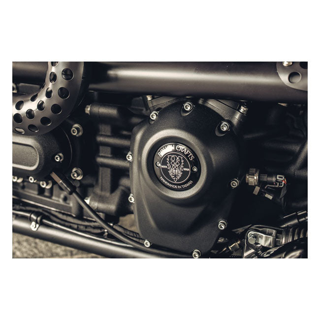 Point Cover, Black - 18+ Softail & 17+ Touring & 17+ Trike Timing Cover Rough Crafts Default Title