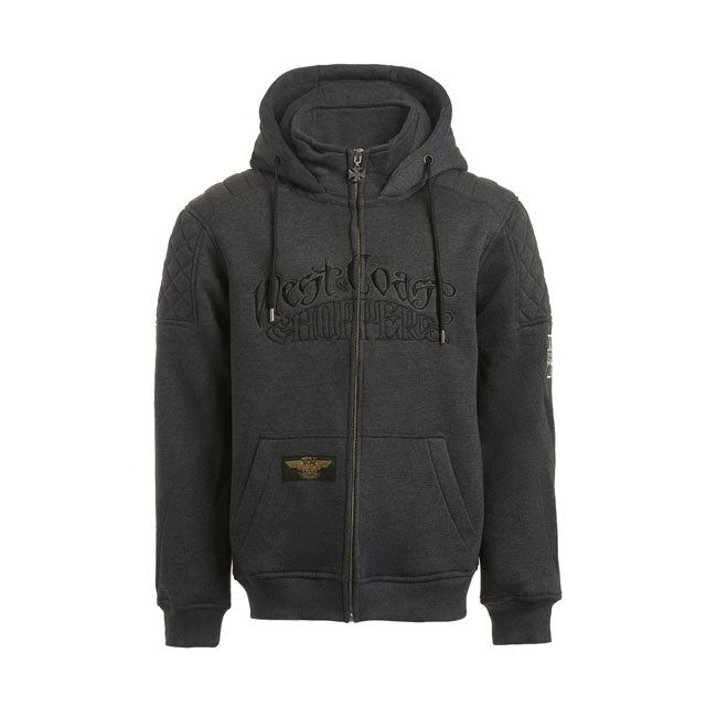 WCC Choppers Por Vida zip hoodie grey Hoodie & Sweatshirt West Coast Choppers