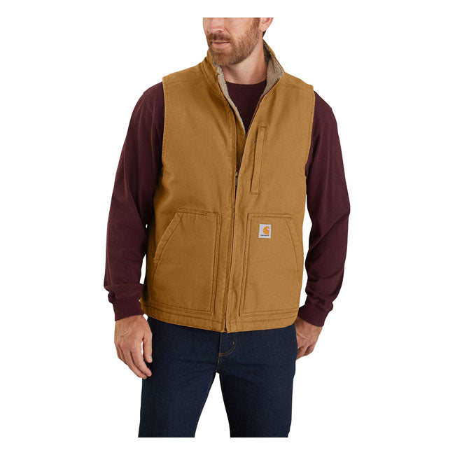 Carhartt Sherpa lined vest Carhartt brown VESTS Carhartt