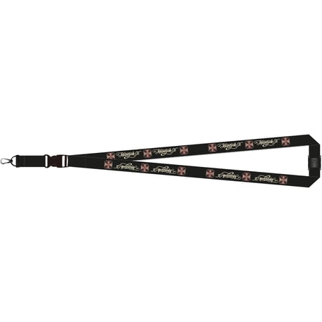 WCC Lanyard, Black Key Chain West Coast Choppers